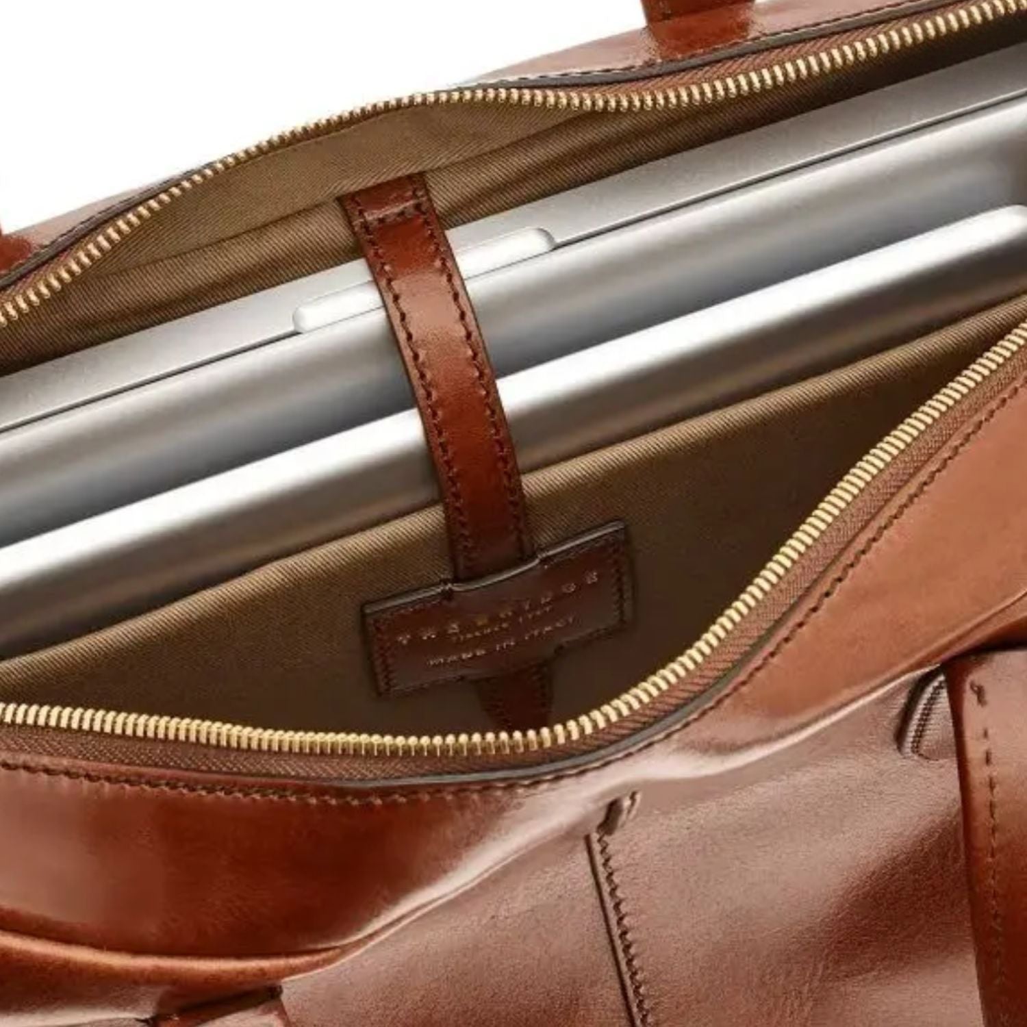 THE BRIDGE - Cartella professionale 1 scomparto linea Vespucci, Marrone