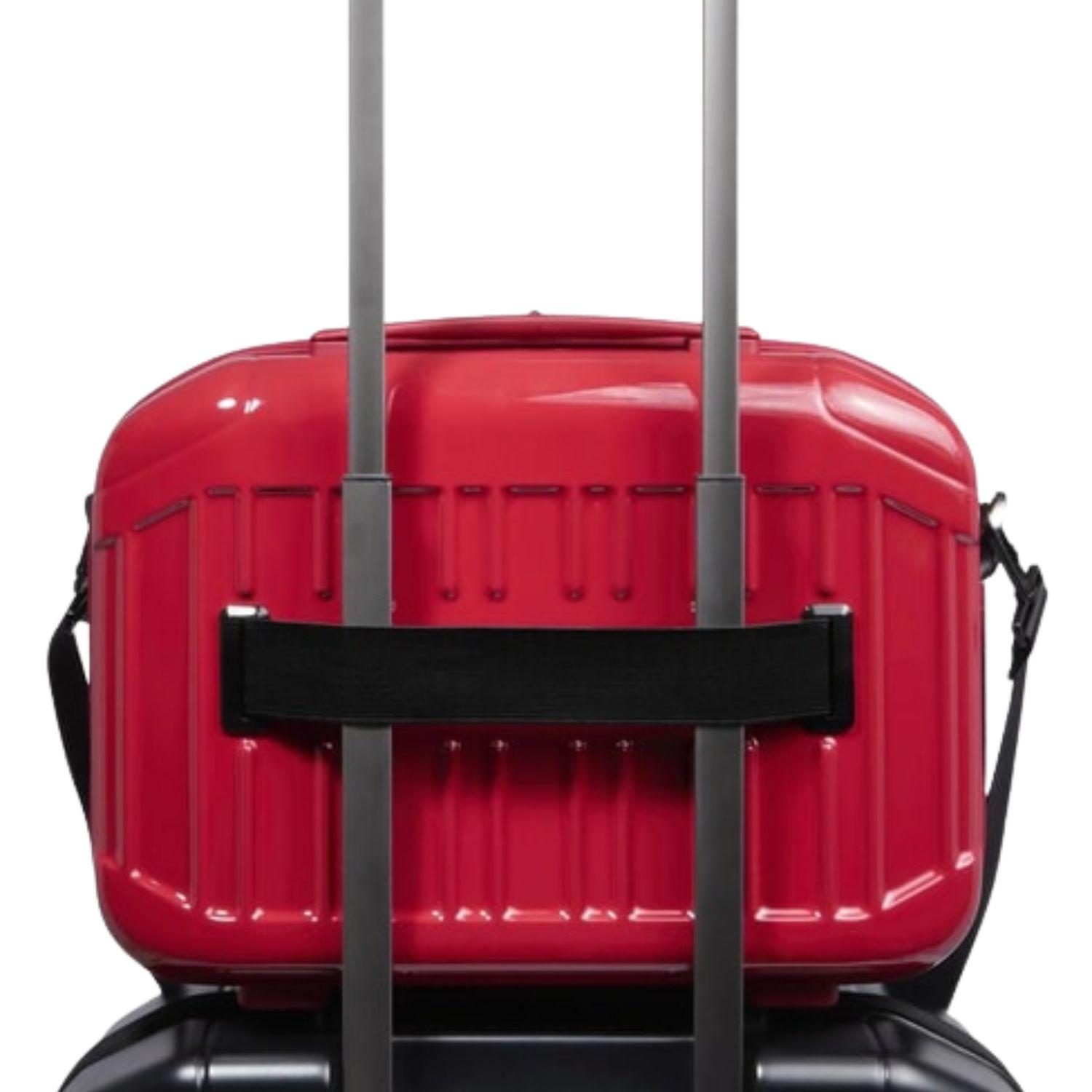 PIQUADRO - Beauty case in policarbonato, Rosso