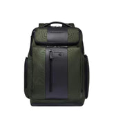 Piquadro - Zaino porta pc 15.6 in tessuto riciclato e pelle, Verde