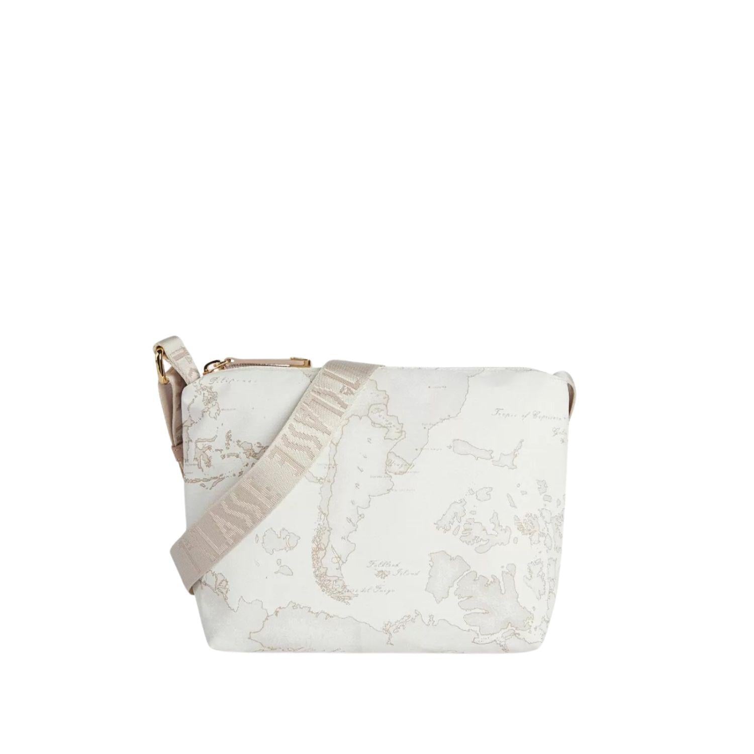 Alviero Martini - Geo Soft tracollina piccola S002, Bianca