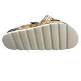 ALVIERO MARTINI - N.39 Ciabatta doppia fascia Geo Classic, Beige