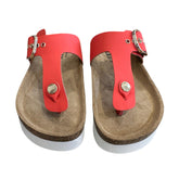 ALVIERO MARTINI - N.38 Geo Mirage sandali infradito Rosso, Corallo