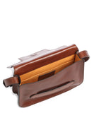 THE BRIDGE - Borsa a spalla Lucrezia in pelle di vacchetta, Cuoio