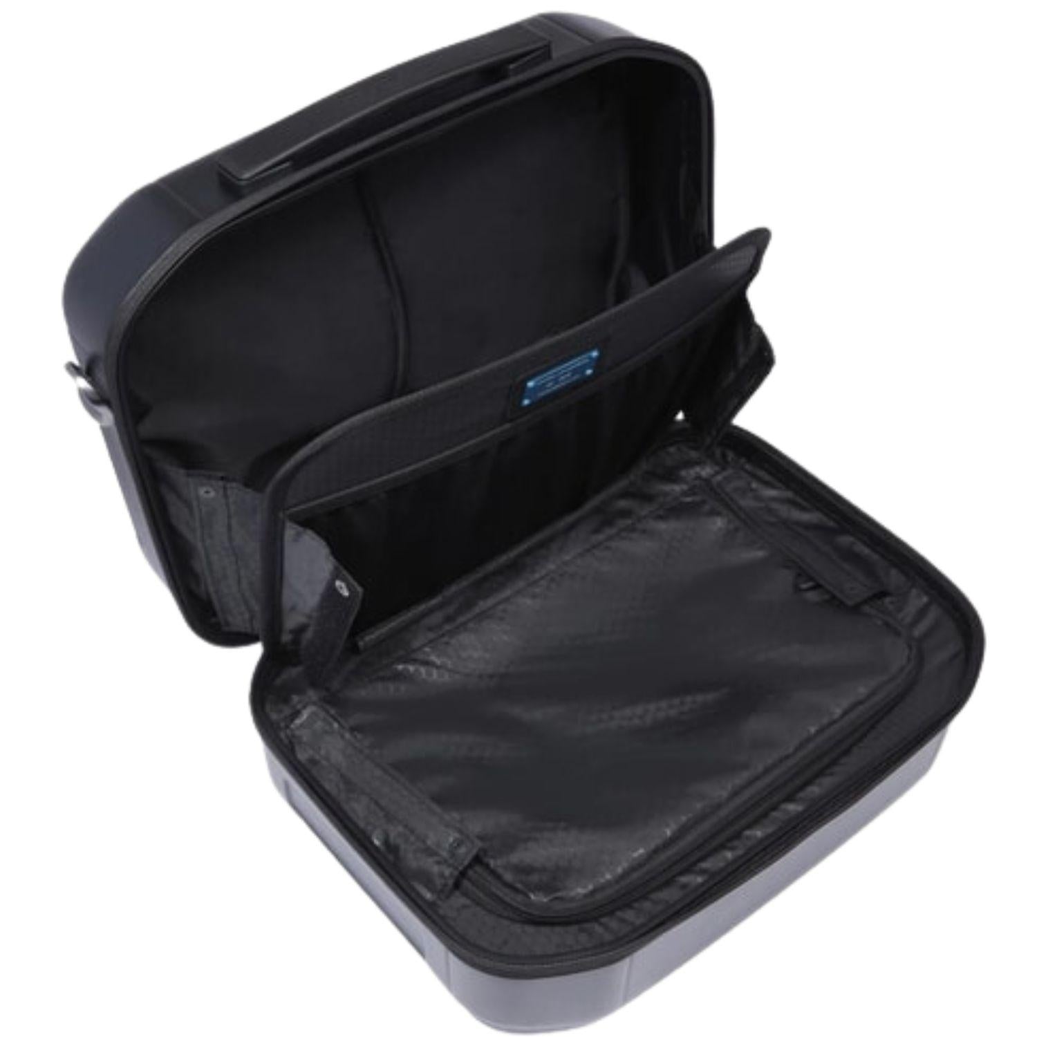 PIQUADRO - Beauty case in policarbonato, Nero