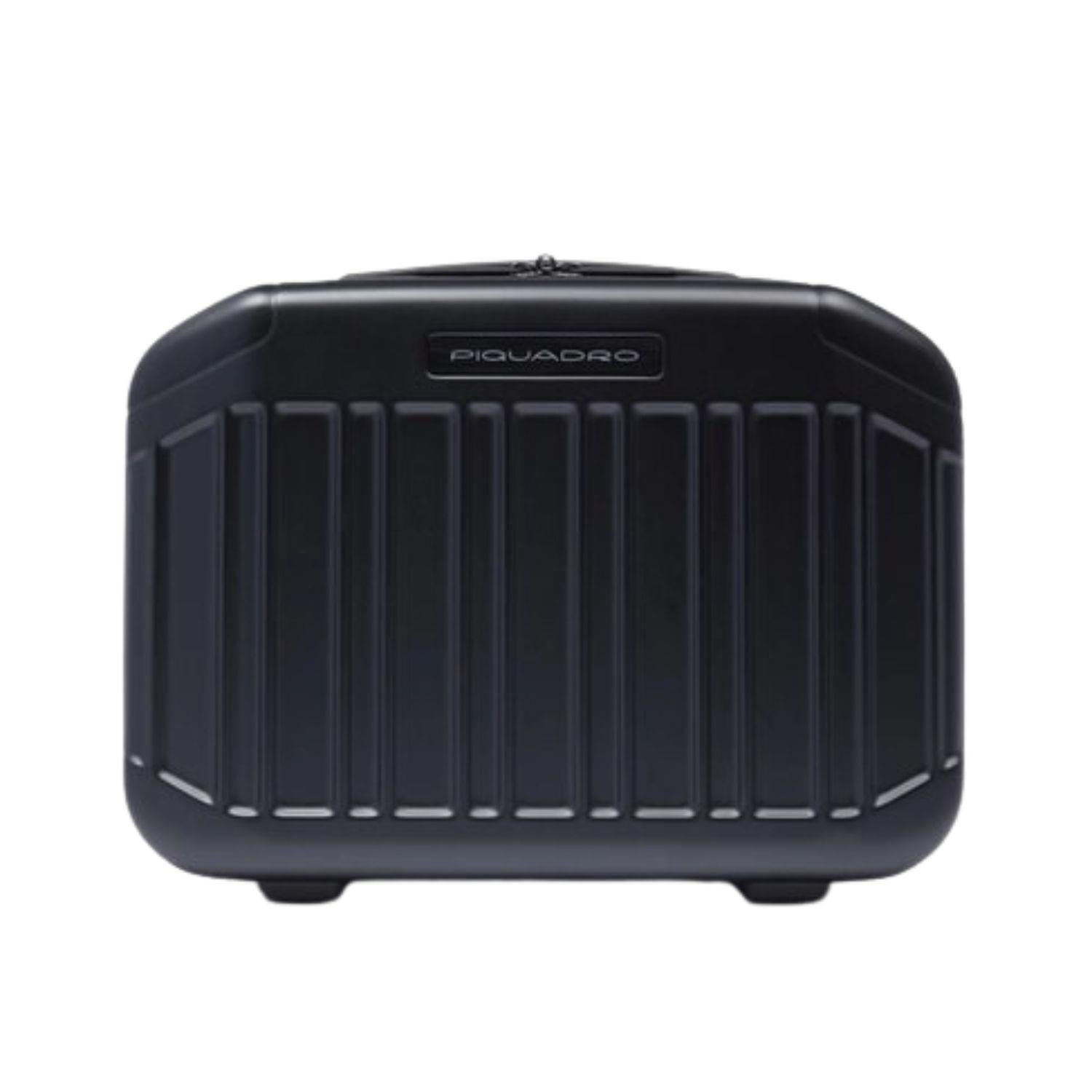 PIQUADRO - Beauty case in policarbonato, Nero