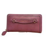 Portafoglio in pelle con zip around, Lilla