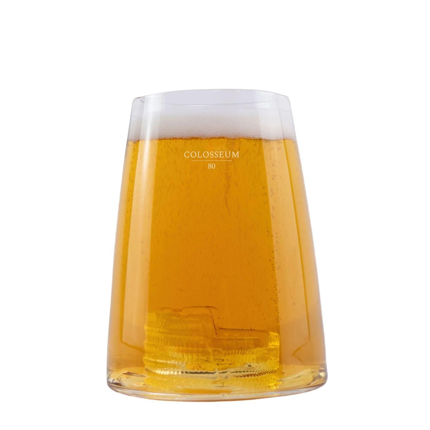 Alaskan Maker - Bicchiere Iconic Monuments Colosseo, Trasparente