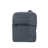 PIQUADRO - Borsello grande in tessuto gommato, Nero