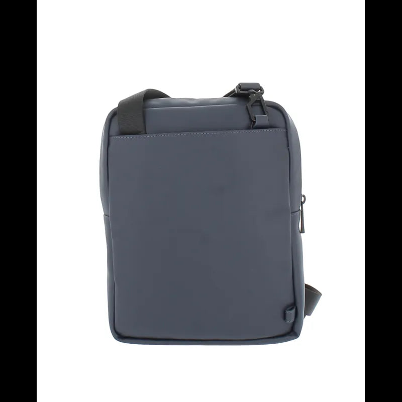 PIQUADRO - Borsello grande in tessuto gommato, Nero