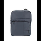 PIQUADRO - Borsello grande in tessuto gommato, Nero