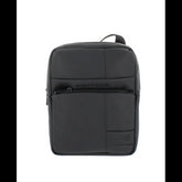 PIQUADRO, Borsello grande in tessuto gommato, Nero