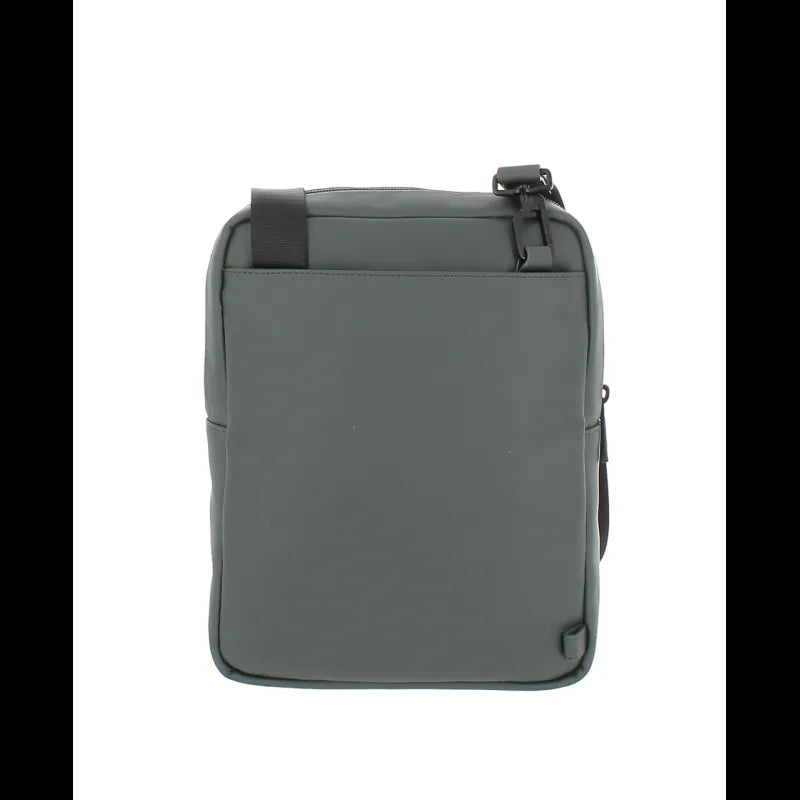 PIQUADRO - Borsello grande in tessuto gommato, Verde