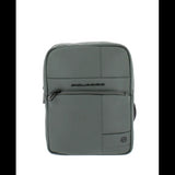 PIQUADRO - Borsello grande in tessuto gommato, Verde