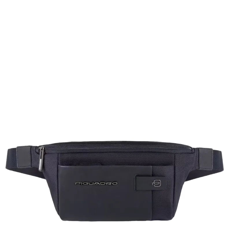 Piquadro - Marsupio in tessuto e pelle Brief, Blu