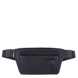 Piquadro - Marsupio in tessuto e pelle Brief, Blu
