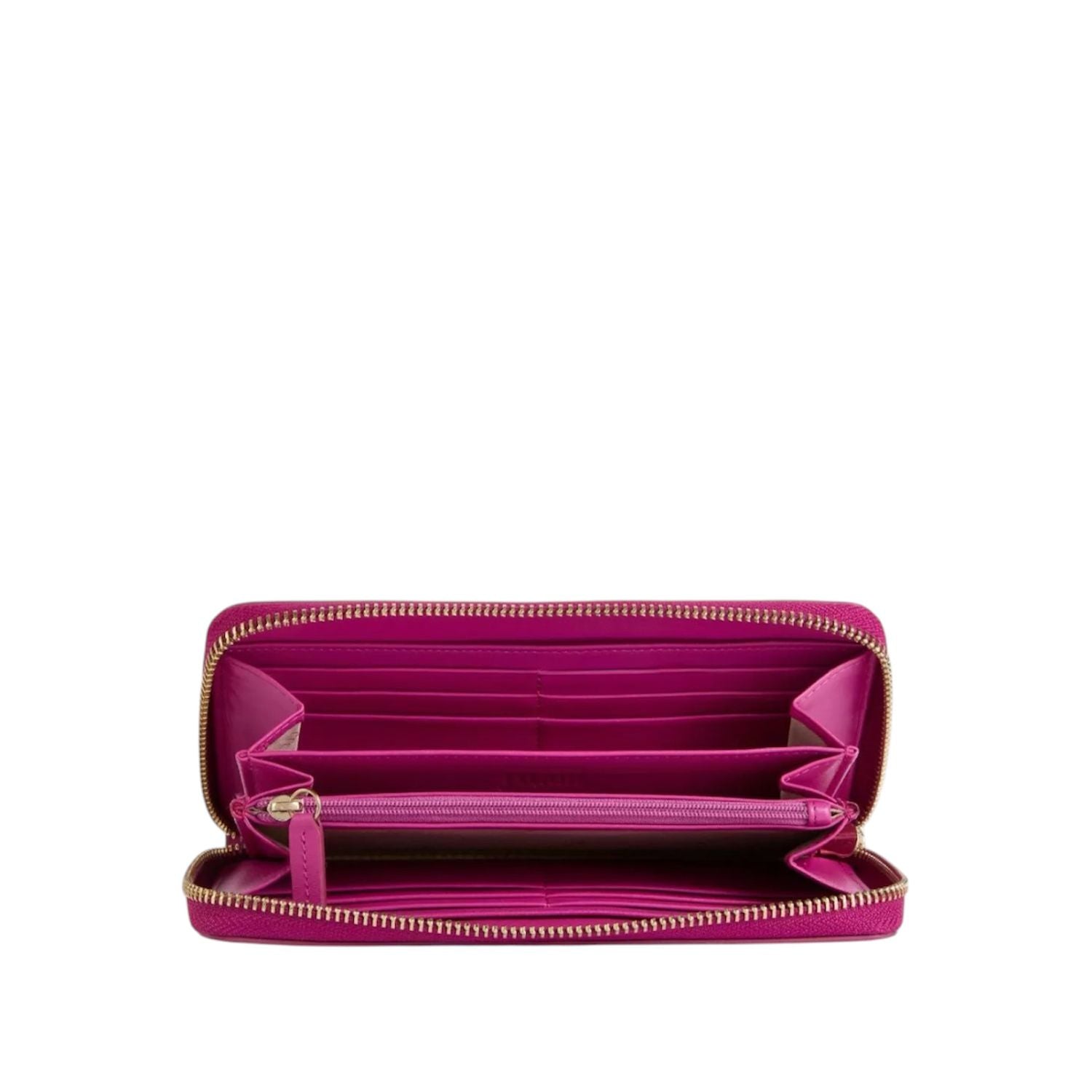 ALVIERO MARTINI - Portafoglio ziparound in saffiano , Ciclamino