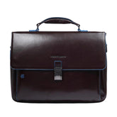 PIQUADRO - Cartella porta computer 15 espandibile Blue Square, Blu