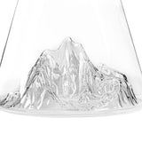 Alaskan maker - Caraffa in vetro borosilicato con topografia Monte Everest, Trasparente
