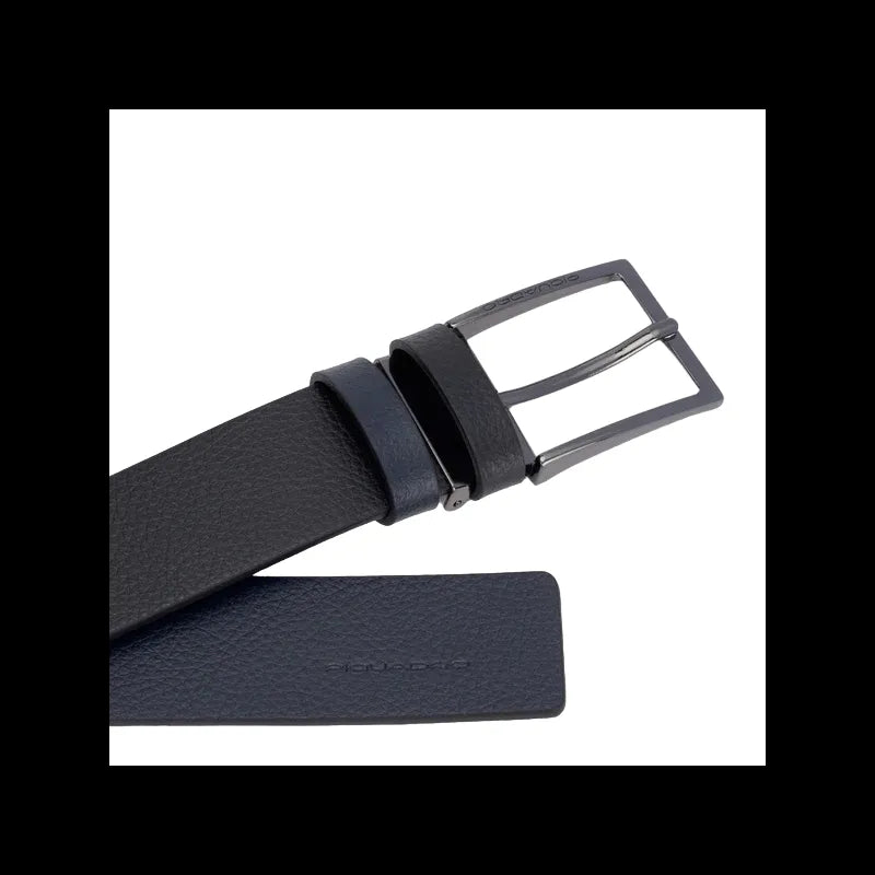 Piquadro - Cintura uomo reversibile Modus Special, Nero-Blu