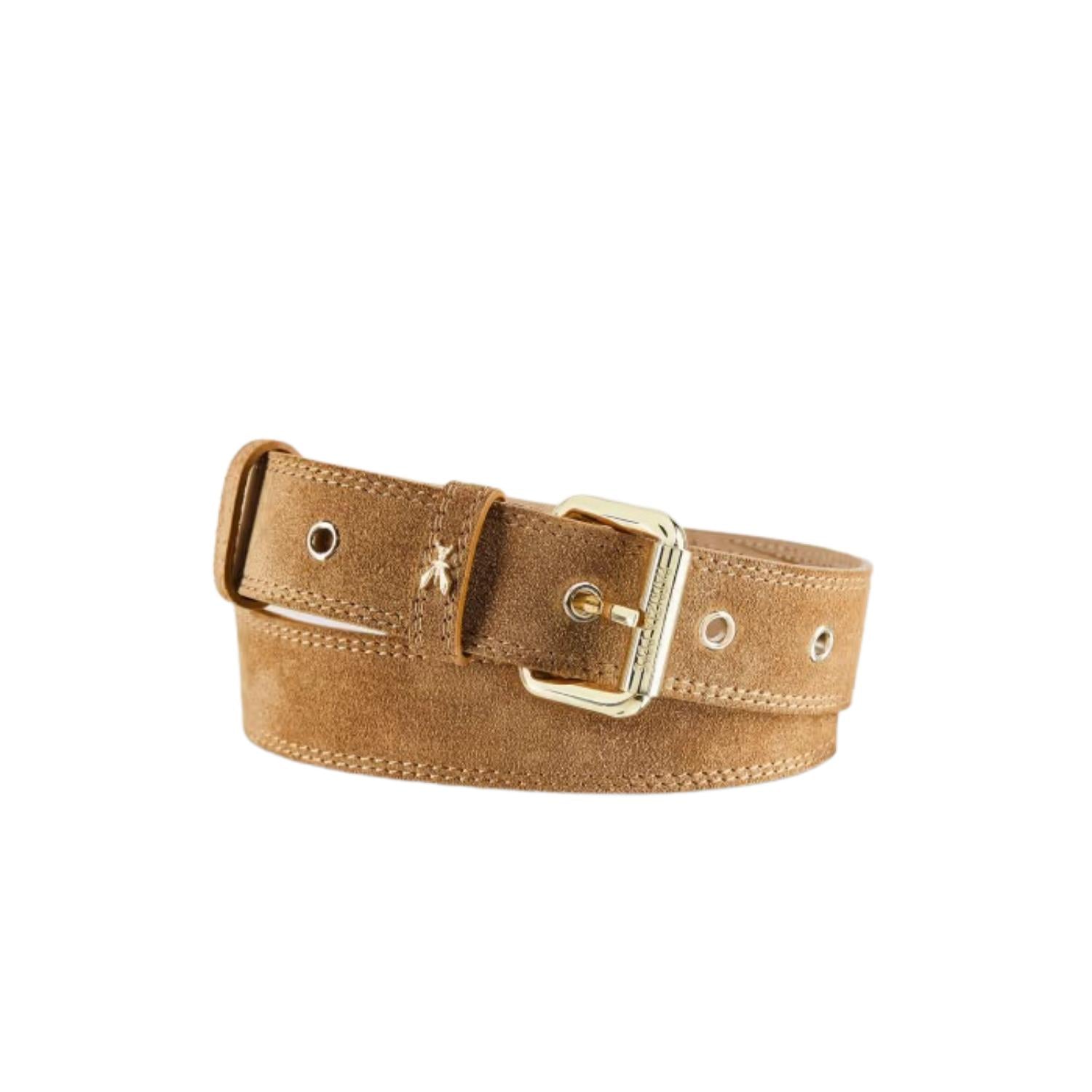 Patrizia Pepe - Cintura in pelle scamosciata, Naturale