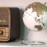 Zoffoli - Mappamondo da tavolo design moderno Cosmo, Bianco