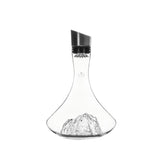 Alaskan Maker - Decanter in vetro borosilicato con topografia Monte Bianco, Trasparente