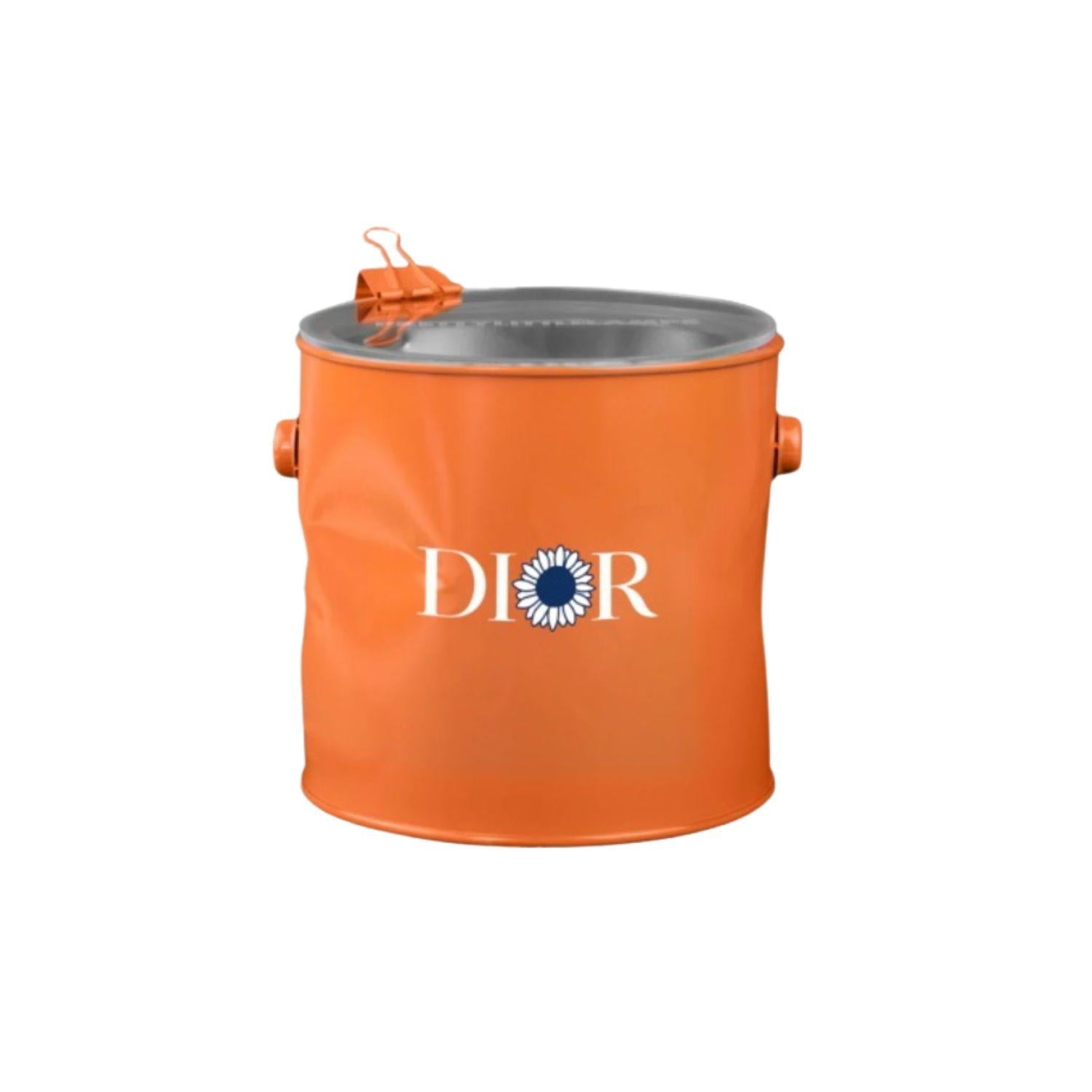 Lampada latta ammaccata Dior Arancione