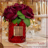 Dessenze Lab - Fiori profumati Rose di Damasco, Rosso