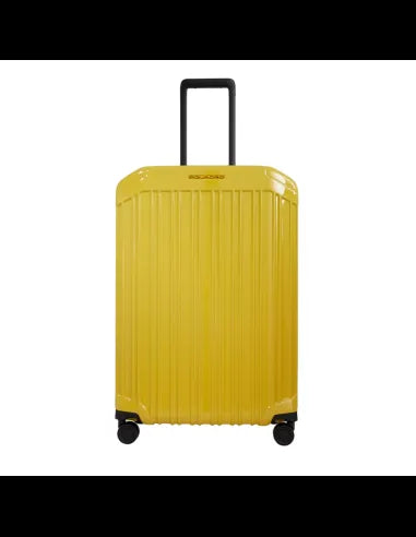 Piquadro - Trolley medio rigido a quattro ruote, Giallo