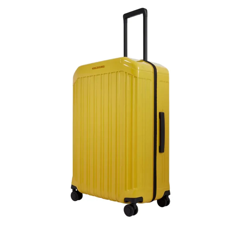 Piquadro - Trolley medio rigido a quattro ruote, Giallo
