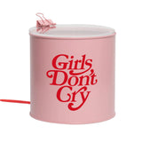 Lampada latta ammaccata Girls don't Cry Rosa