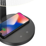 Sbam Design - Lampada Kong con base ricarica wireless, Nero