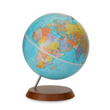 Zoffoli - Mappamondo geografico da scrivania illuminato, Azzurro