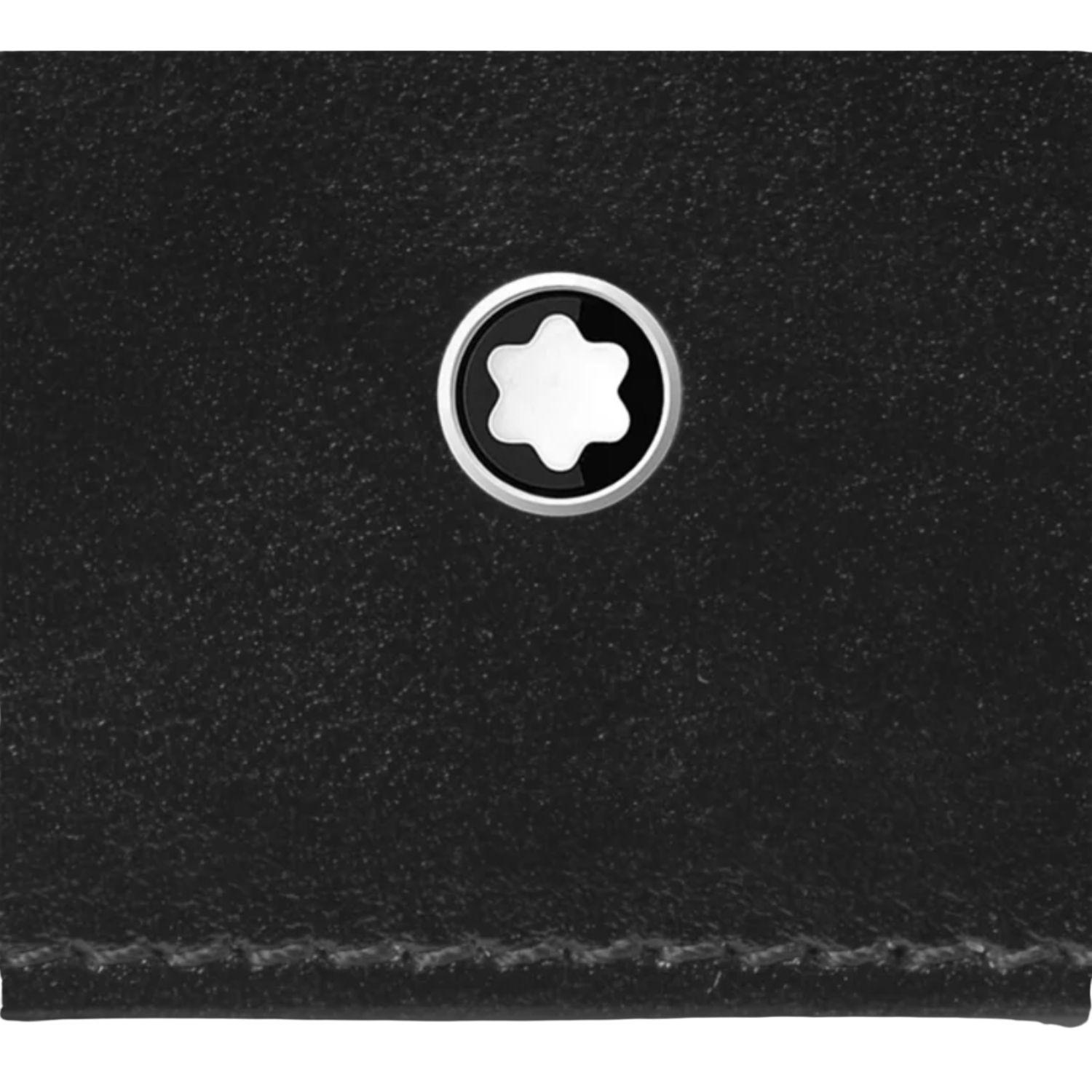 Montblanc - Portafoglio in pelle 4 tasche Meisterstuck, Nero