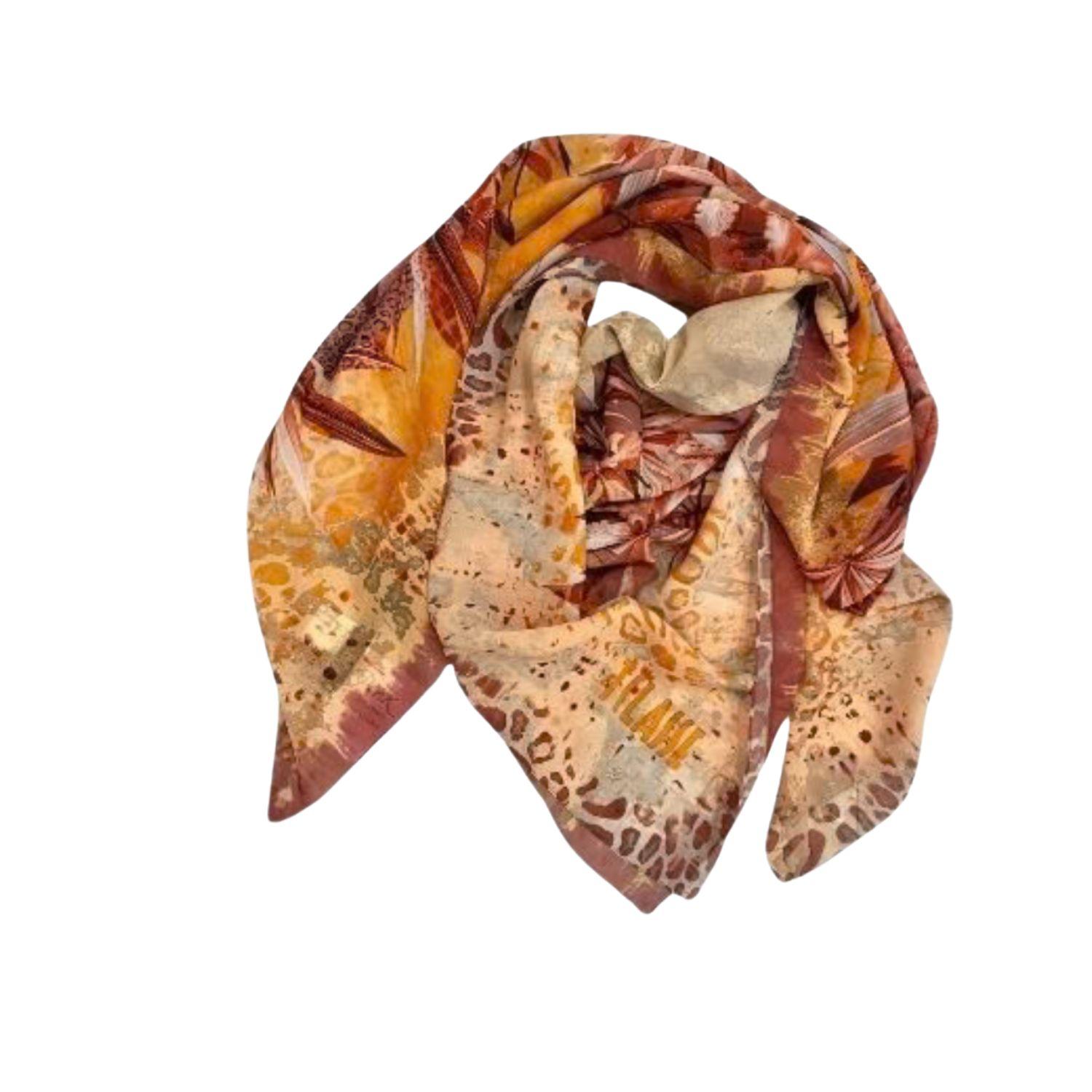 ALVIERO MARTINI - Foulard/Pareo Bali 130x130, Giallo