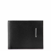 Piquadro - Portafoglio Modus con porta monete e porta documenti, Nero