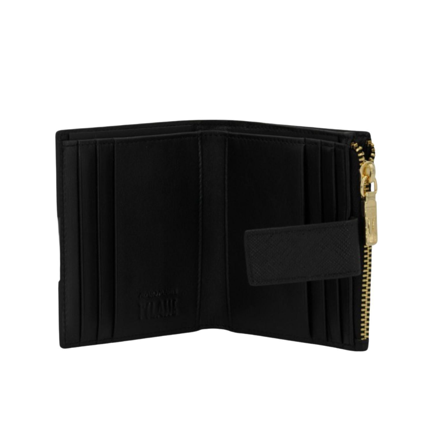 Alviero Martini - Portafoglio piccolo con bottone e zip