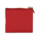 Alviero Martini - Portafoglio piccolo con bottone e zip, Rosso