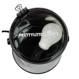 Lampada latta ammaccata Supremo Nero