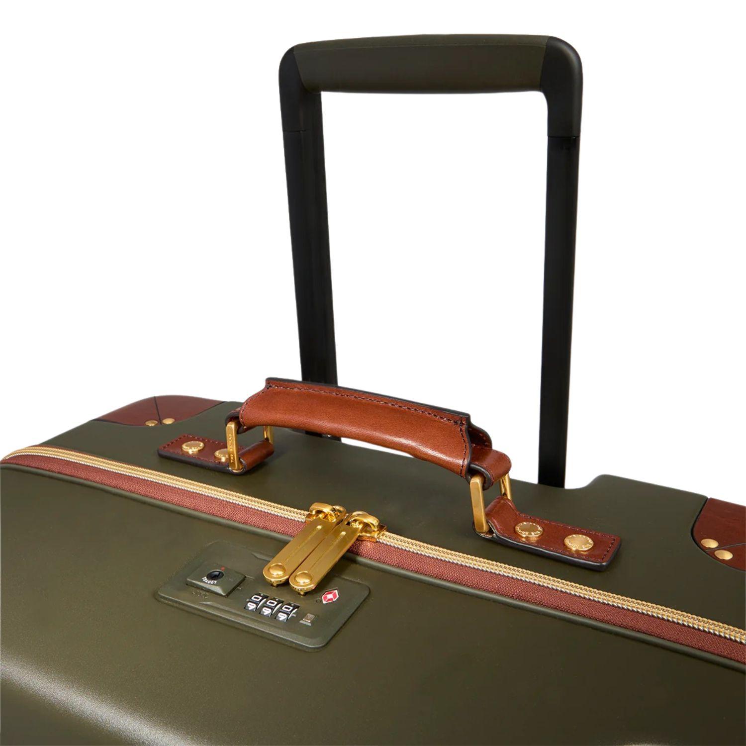 THE BRIDGE - Trolley medio in policarbonato e cuoio, Verde