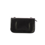 THE BRIDGE - Tracollina in cuoio linea Rustici, Nera