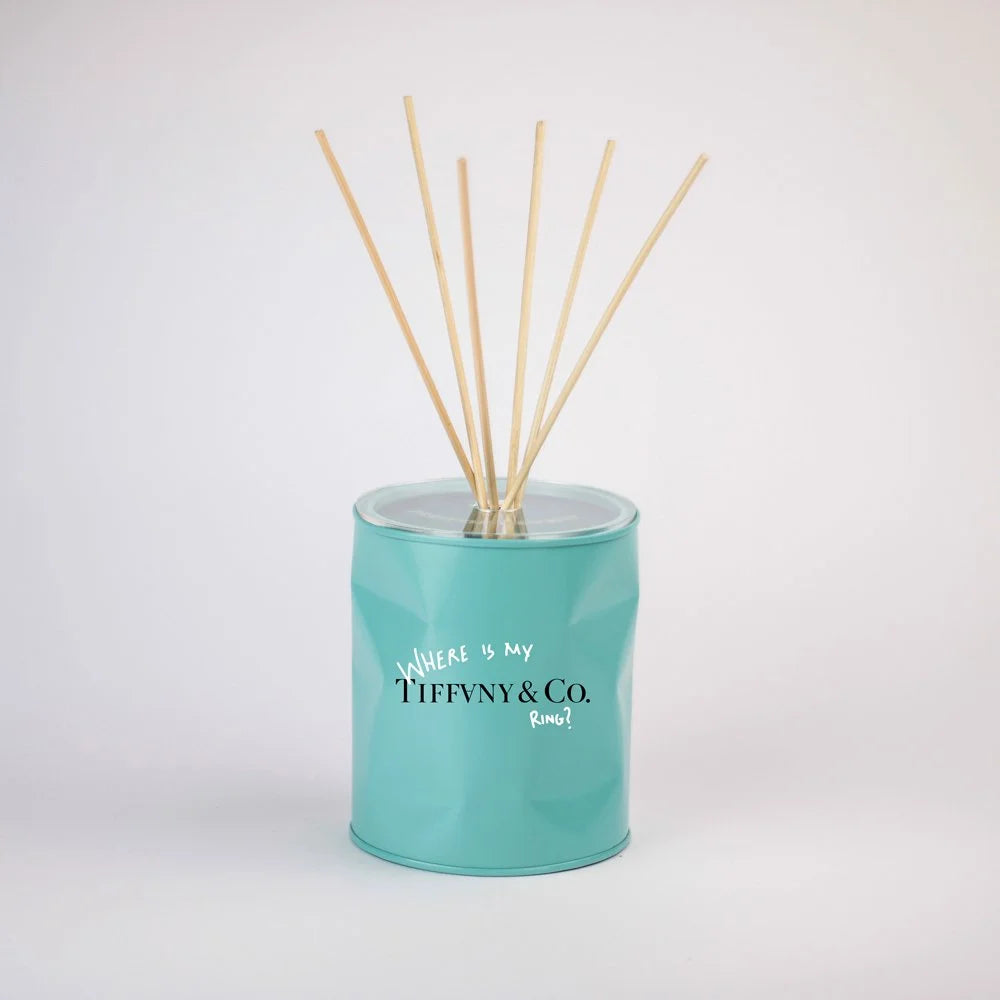 Pretty Little - Profumatore latta ammaccata Tiffany Menta