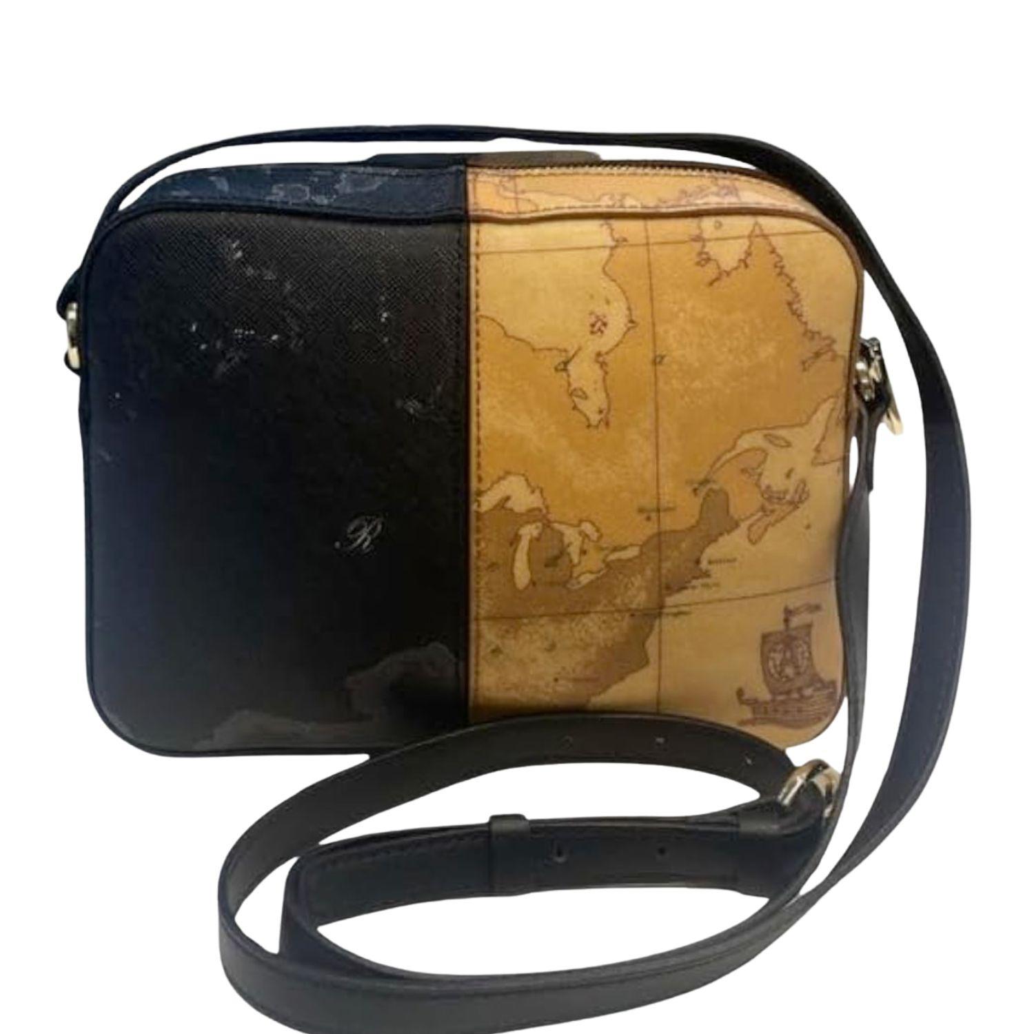 Alviero Martini - Tracollina Geo mix Beige, Nero