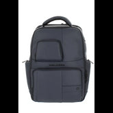 Piquadro -Zaino porta pc da 15,6 in tessuto impermeabile, Blu