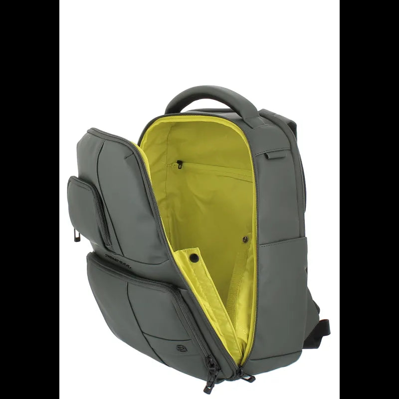 Piquadro - Zaino Porta pc 14' in tessuto impermeabile C2OW, Verde