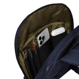 Piquadro - Zaino sottile 15.6 espandibile in tessuto linea Brief, Blu