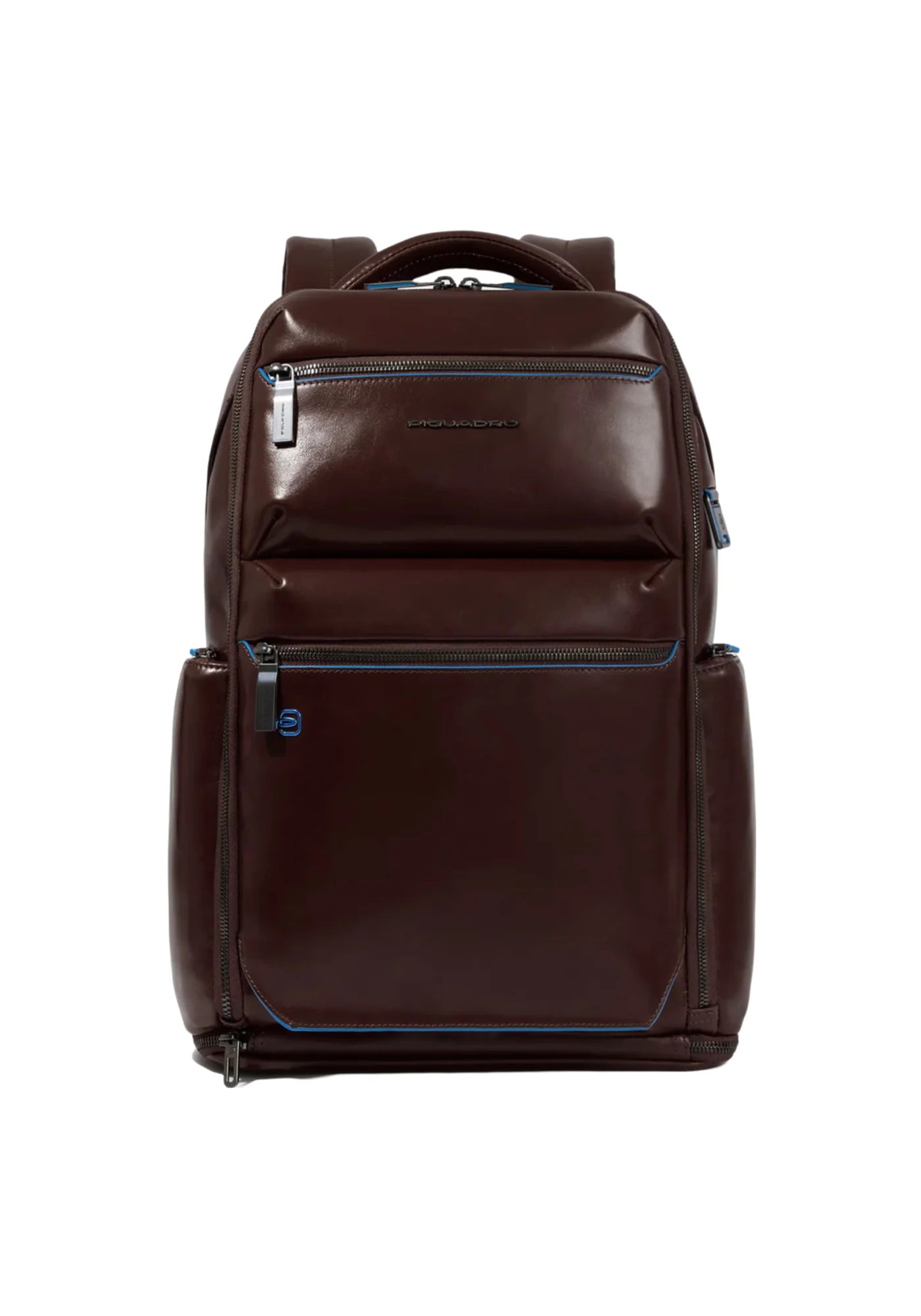 PIQUADRO - Zaino 15 pollici con cavo antifurto porta pc linea Blue Square, Mogano