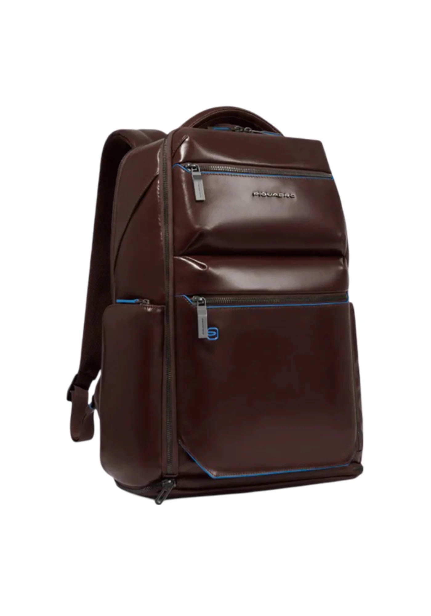 PIQUADRO - Zaino 15 pollici con cavo antifurto porta pc linea Blue Square, Mogano