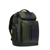 Piquadro - Zaino porta pc 15.6 in tessuto riciclato e pelle, Verde