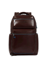 PIQUADRO - Zaino 15 pollici con cavo antifurto porta pc linea Blue Square, Mogano